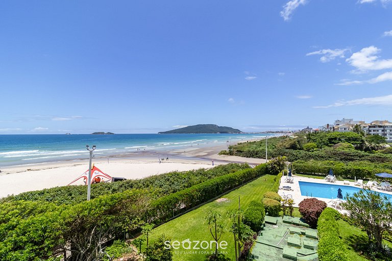 Apartamento Pé na Areia con barbacoa EAR0411