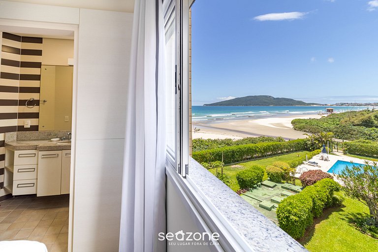 Apartamento Pé na Areia con barbacoa EAR0411