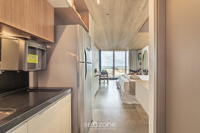 Hermoso Estudio con Vista Lateral al Mar NWT1419