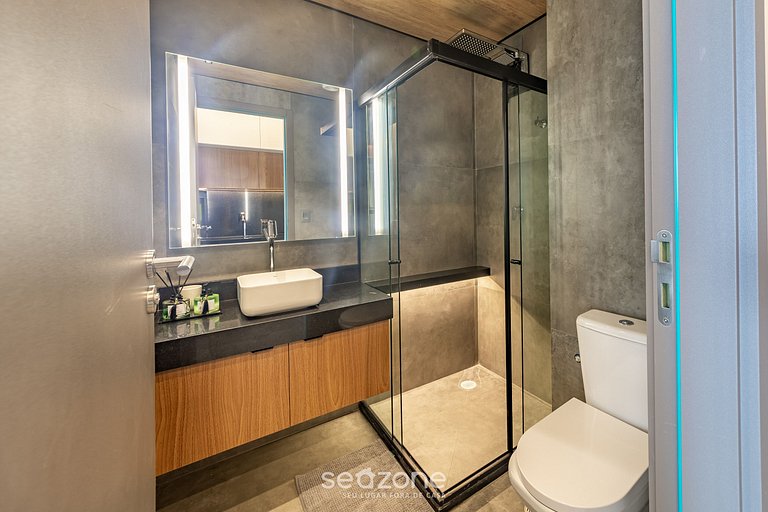 Belo Aconchego com Vista Lateral p/ Mar NWT1419