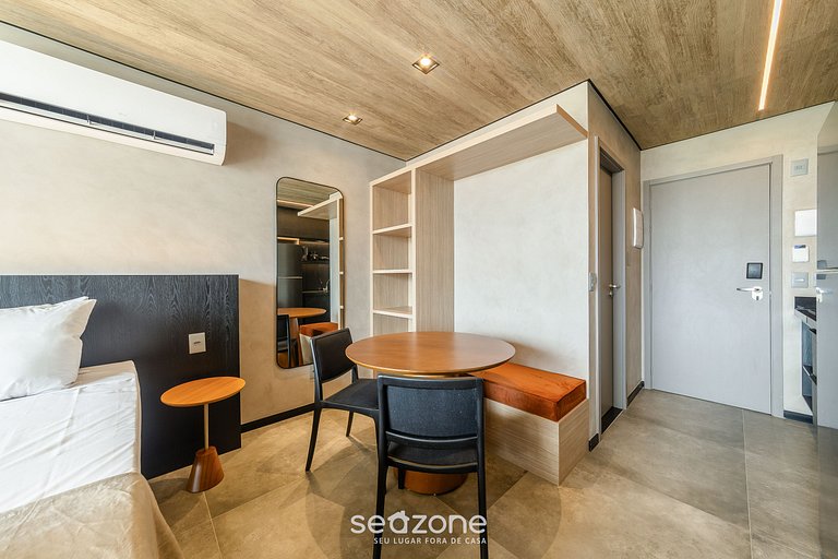 Estúdio c/ Piscina na Orla de Maceió NWT0421