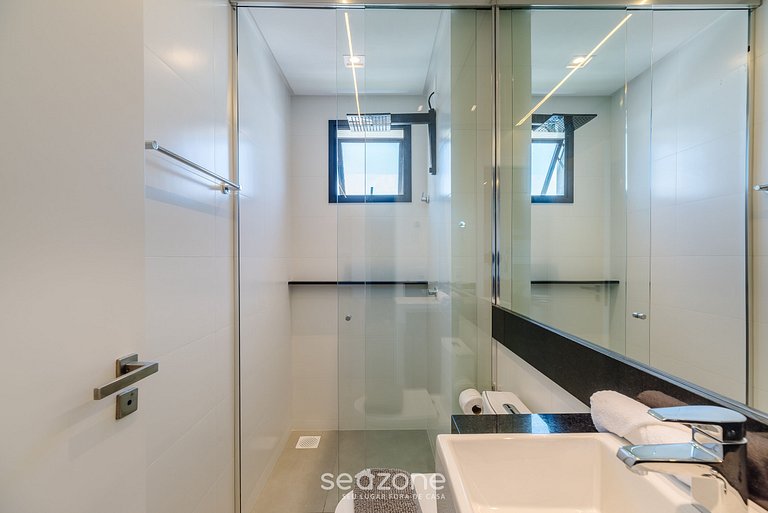 Apto Vista Mar c/ Churrasq. 280m da praia MHF1908