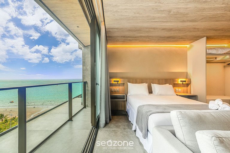 Hermoso estudio con vista lateral p/ mar NWT1309