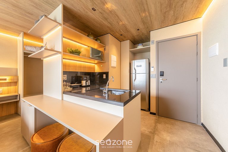 Hermoso estudio con vista lateral p/ mar NWT1309