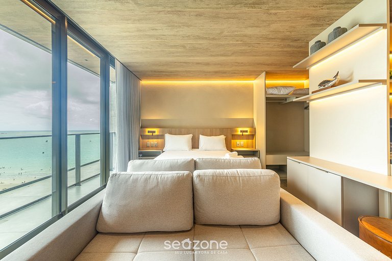 Belo Conforto com vista lateral p/ mar NWT1309