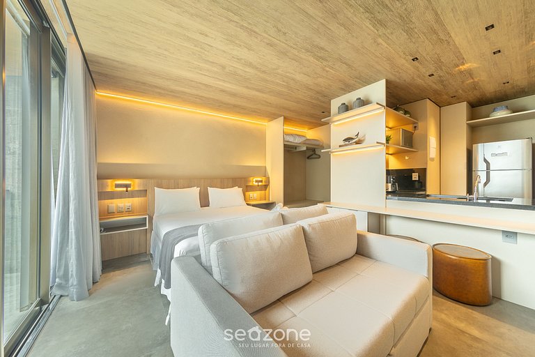 Hermoso estudio con vista lateral p/ mar NWT1309