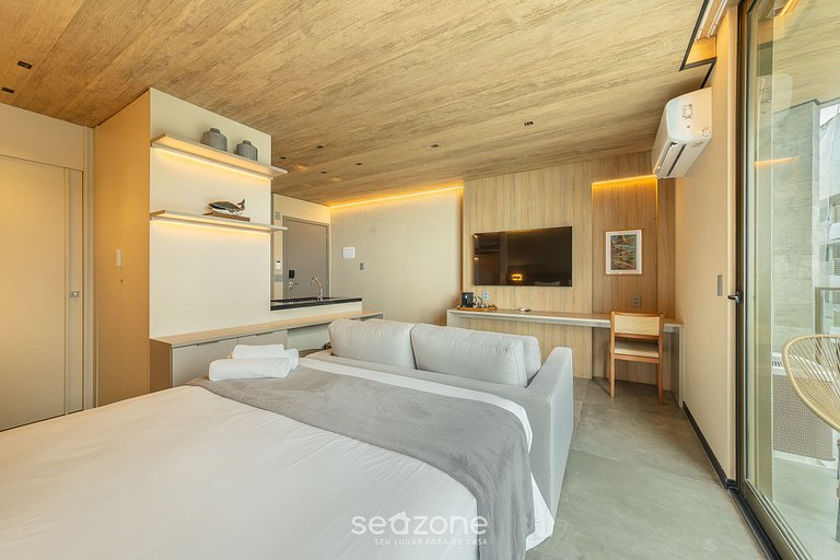 Hermoso estudio con vista lateral p/ mar NWT1309