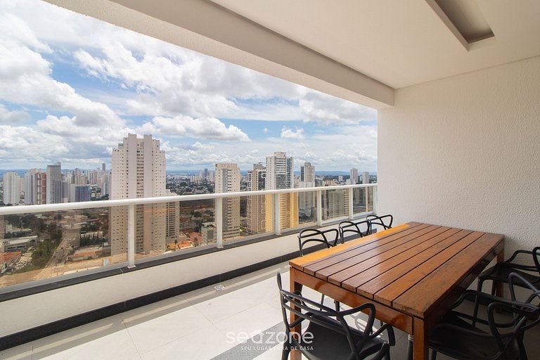 Flat c/ gimnasio en cond., Setor Bueno - LHD0706