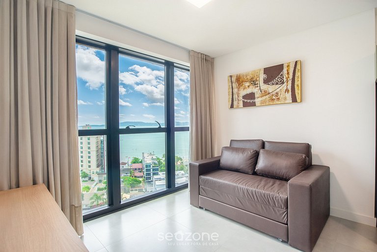 Apartamento com vista para o mar a 280 metros da praia MHF12