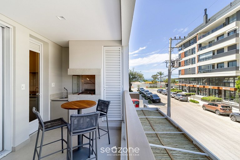 Apto nuevo con parrilla a 300m de la playa BEL0201