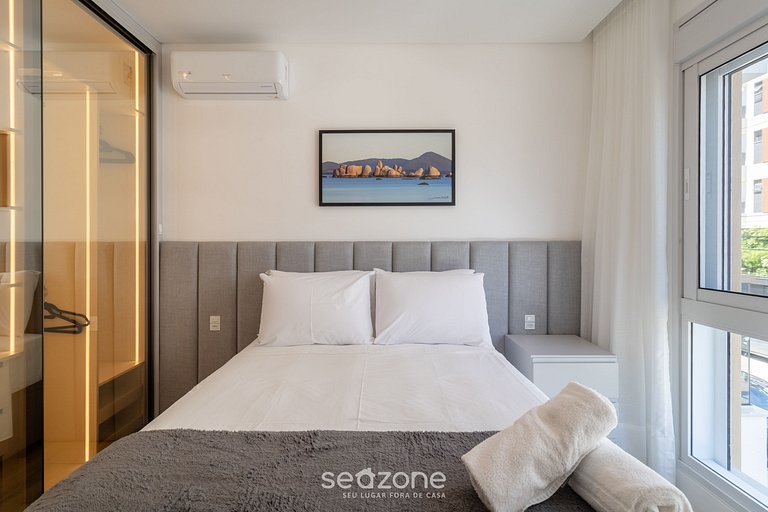 Apto nuevo con parrilla a 300m de la playa BEL0201