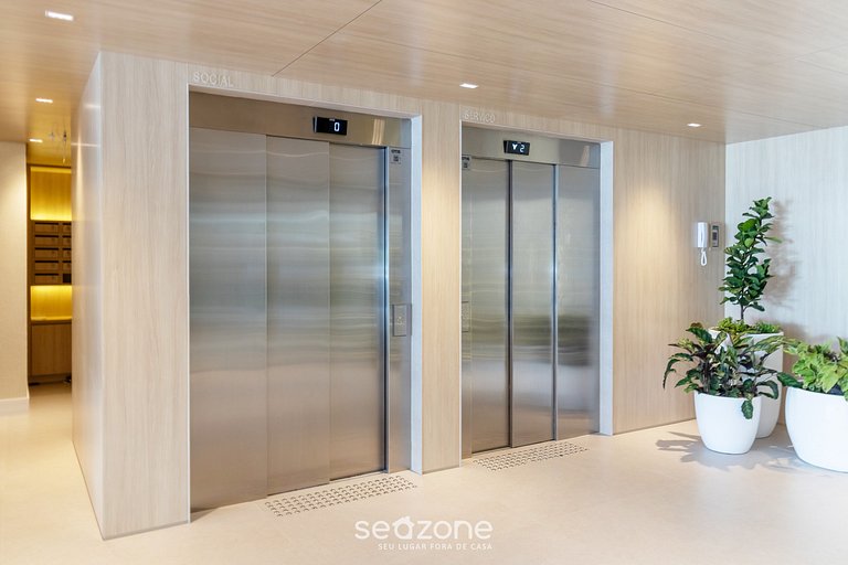 Apto nuevo con parrilla a 300m de la playa BEL0201