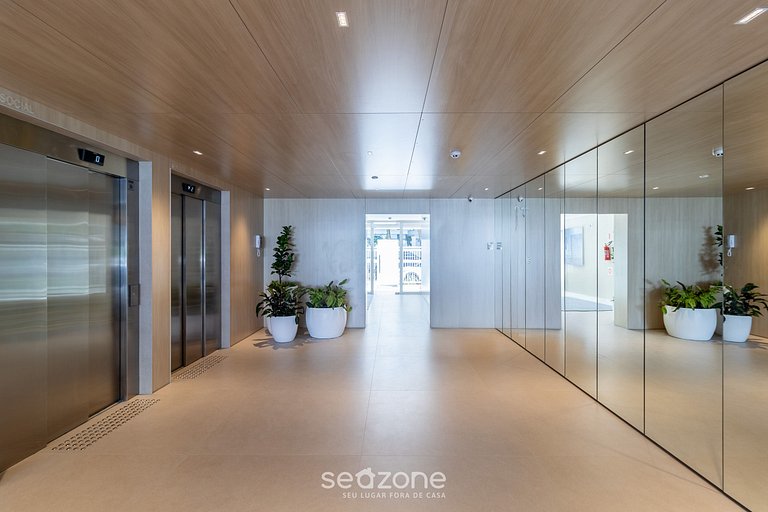 Apto nuevo con parrilla a 300m de la playa BEL0201