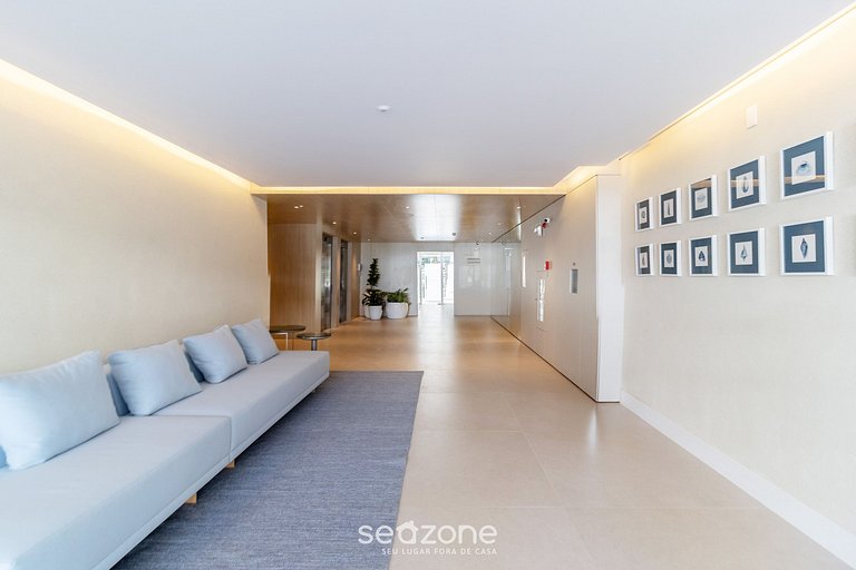 Apto novo c/ churrasqueira a 300m da Praia BEL0201