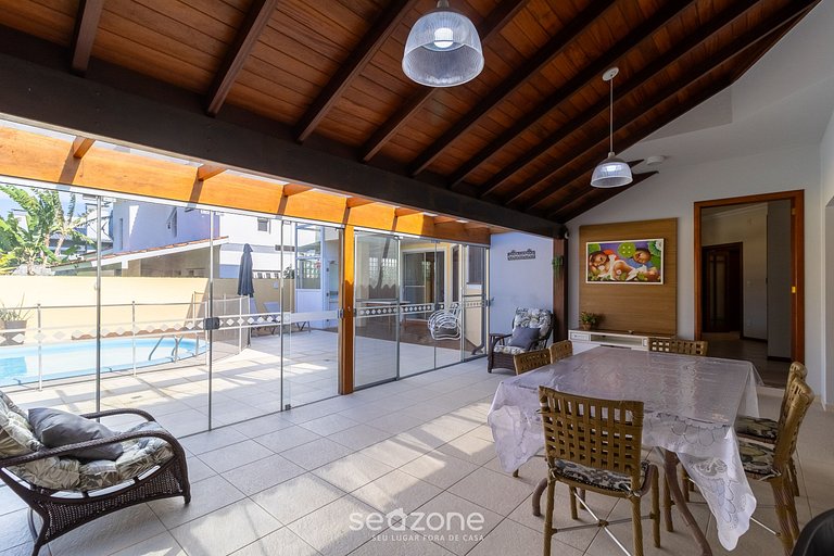 Casa Duplex c/ Piscina a 850m da Praia RDT0124