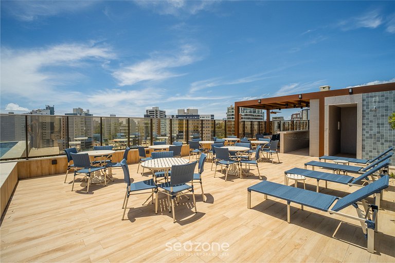 Estúdio em Cond. c/ Piscina, 750m da praia SMT0622