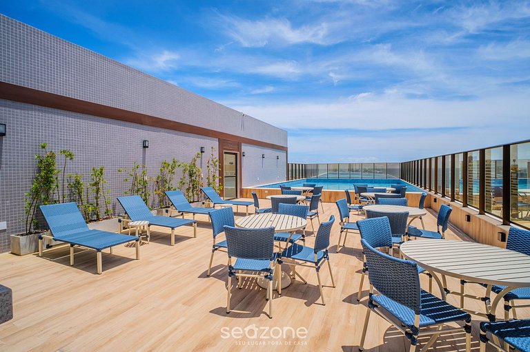 Apto em Cond. c/ Piscina a 750 m da Praia SMT1020