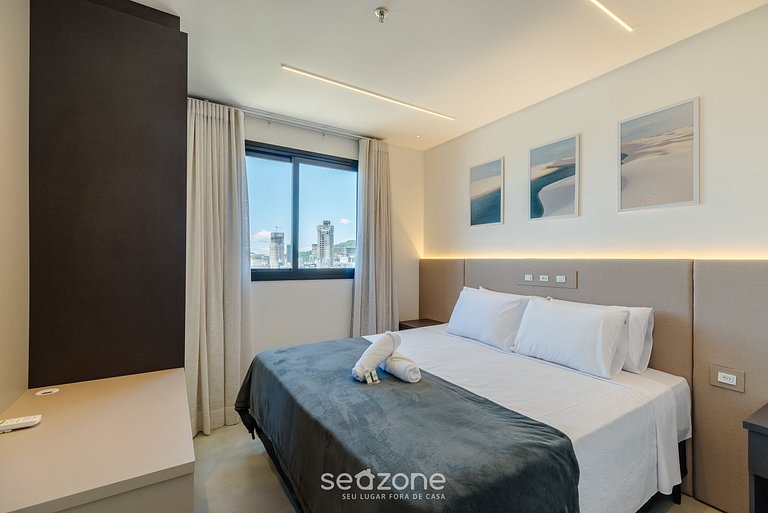 Apto vista mar c/ parrilla 280m playa MHF1908