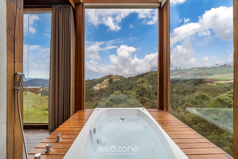 Encantadora cabaña c/increíble vista en las montañas VST005