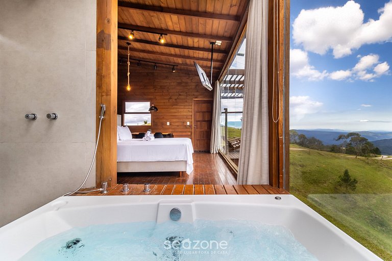 Encantadora cabaña c/increíble vista en las montañas VST005