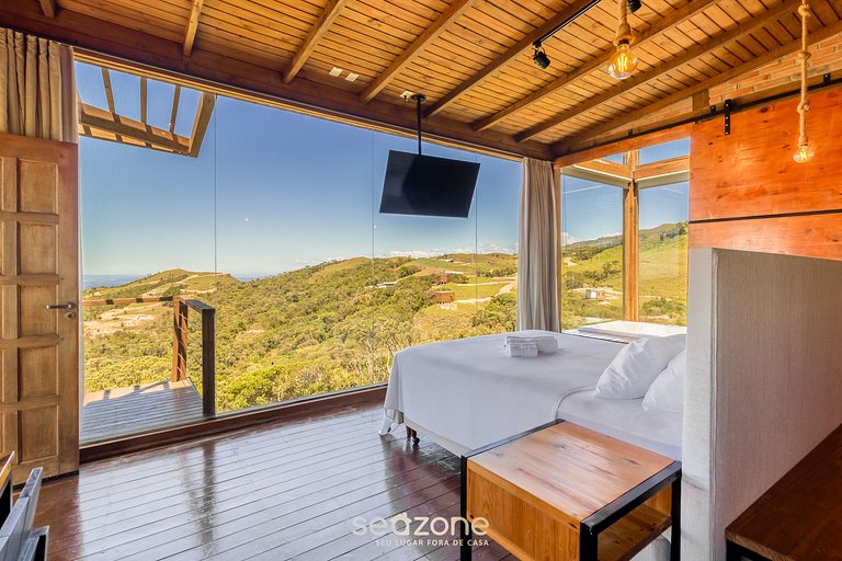 Cabaña con fantástica vista y jacuzzi VST007