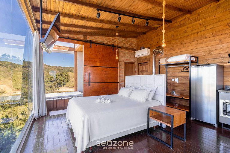 Cabaña con fantástica vista y jacuzzi VST007