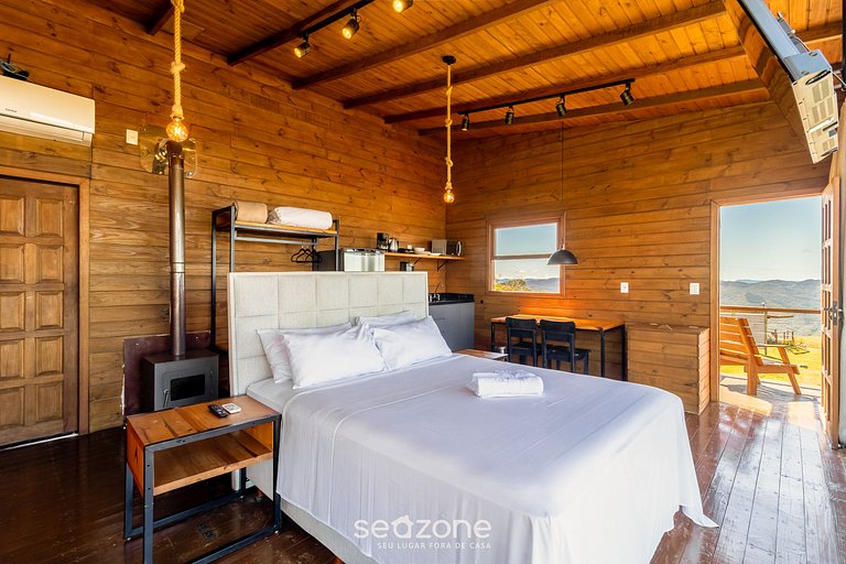 Cabaña con fantástica vista y jacuzzi VST007