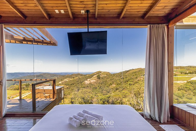 Cabaña con fantástica vista y jacuzzi VST007