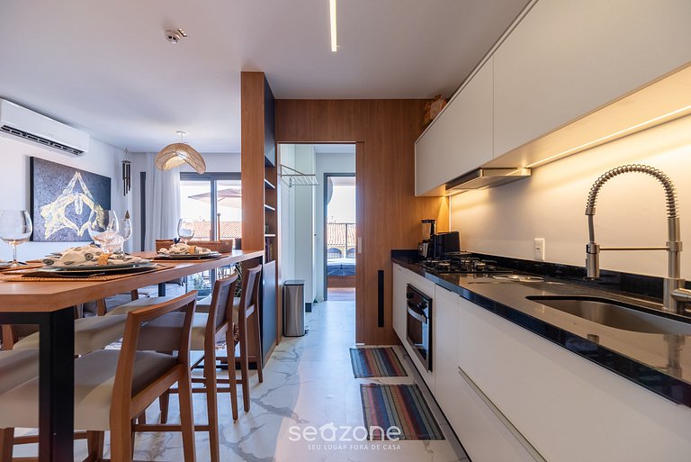 Precioso Apart Zen en Playa con Jacuzzi IBC0205