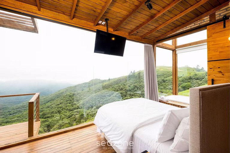 Cabana incrível p/ casais na região serrana VST011