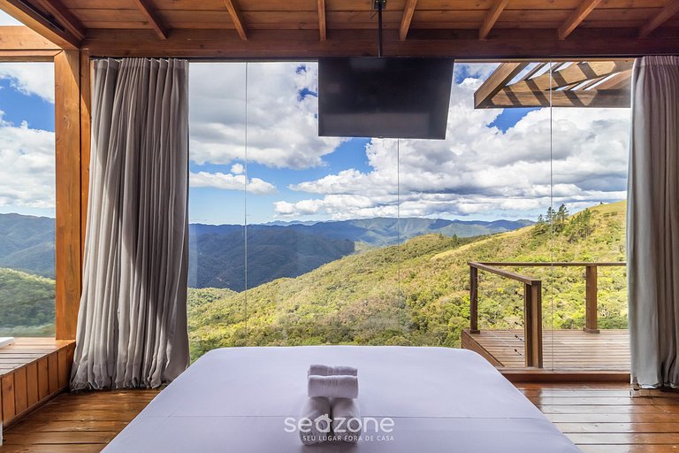 Cabana incrível com vista panorâmica VST010