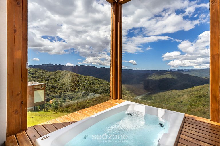 Cabana incrível com vista panorâmica VST010