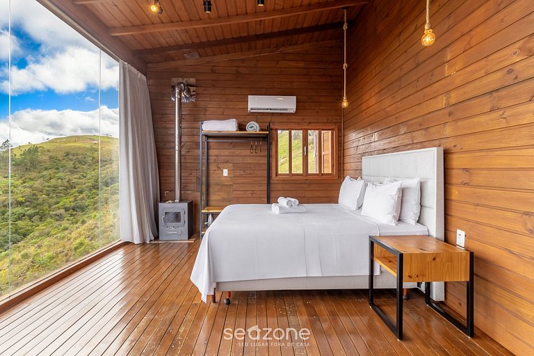 Cabana na serra com linda vista VST012