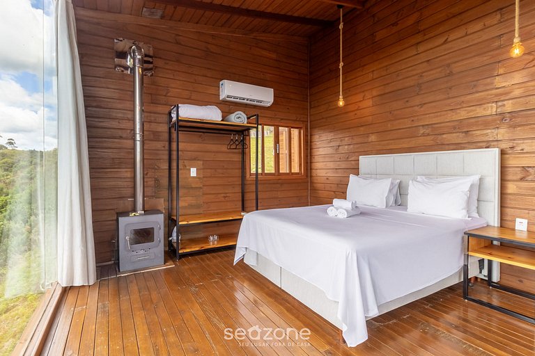 Cabana na serra com linda vista VST012