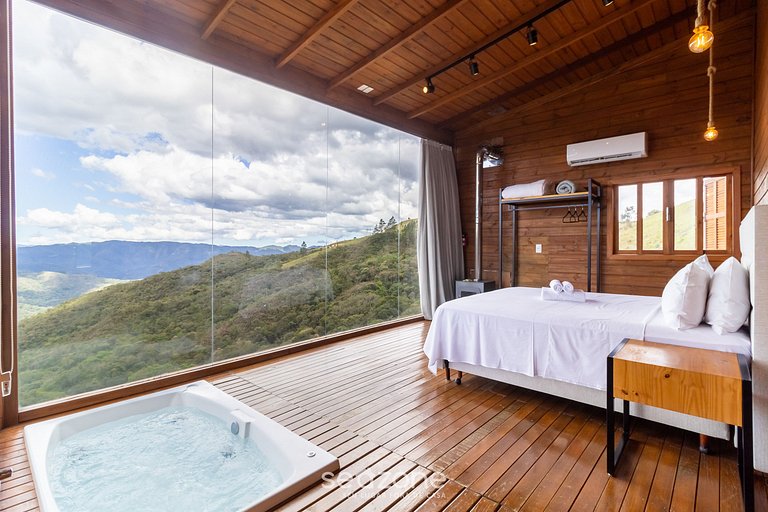 Cabaña en la montaña con hermosa vista VST012