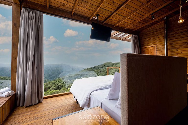 Hermosa Cabaña con Jacuzzi en la Montaña VST013