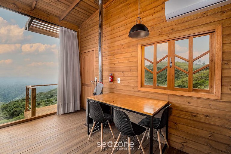 Hermosa Cabaña con Jacuzzi en la Montaña VST013