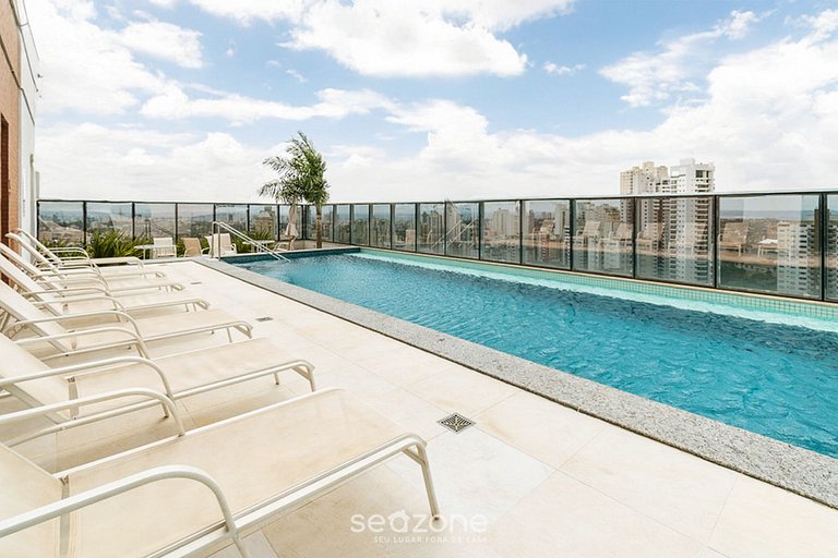 Belo apto em cond com piscina - Goiânia MBCAR1203