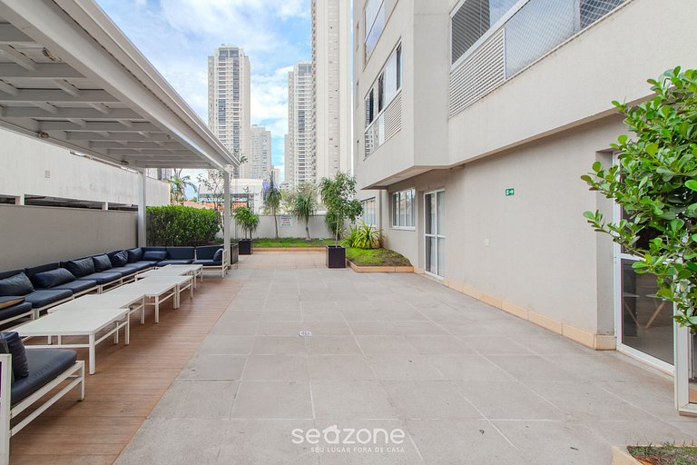 311 Apto de 2Qts, Mobiliado com WI-Fi no Ed The Expression