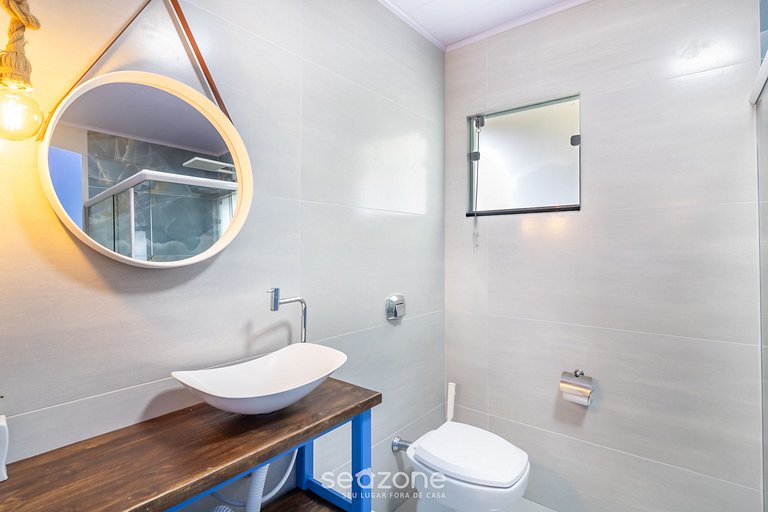 Piso con balcón, 3 dorm. cerca de la playa RSU3842