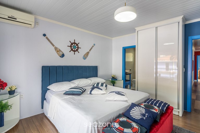 Piso con balcón, 3 dorm. cerca de la playa RSU3842