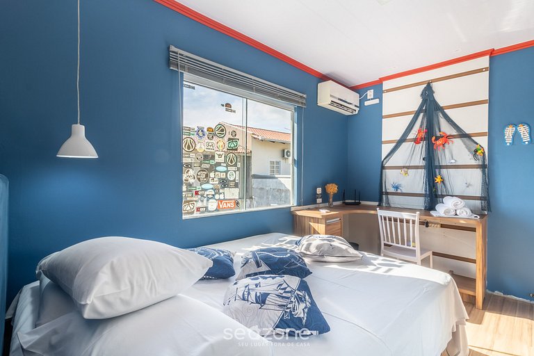 Piso con balcón, 3 dorm. cerca de la playa RSU3842