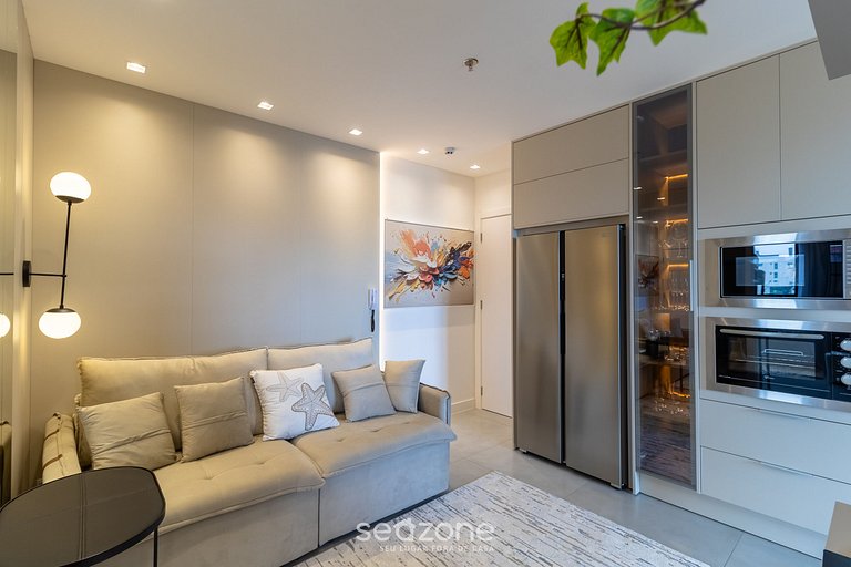 Apto Vista Mar cond. c/ piscina 280m praia MHF1408