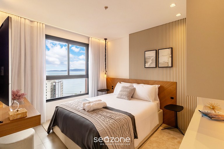 Apto Vista Mar cond. c/ piscina 280m praia MHF1408