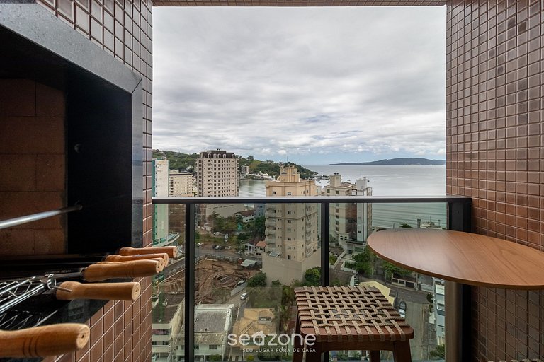 Apto vista mar cond. c/ piscina 280m playa MHF1408