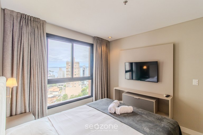 Apto 2Q em cond c/ piscina a 280m da Praia MHF1002