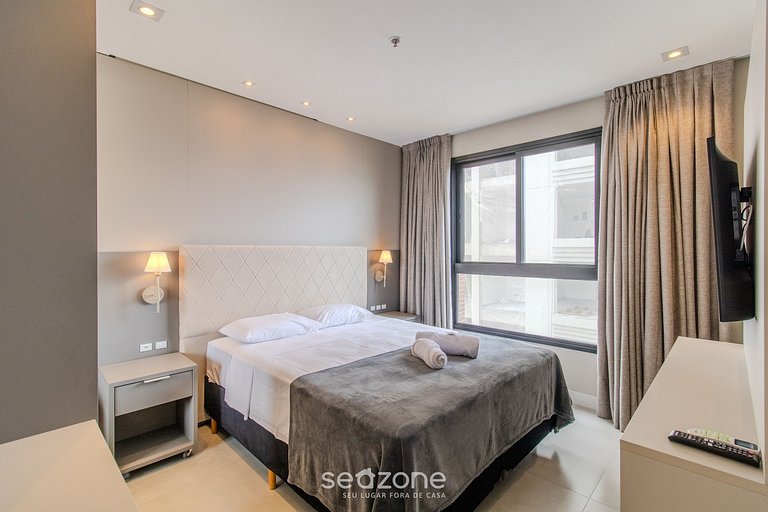 Apto 2D cond. c/piscina 280m playa MHF1002