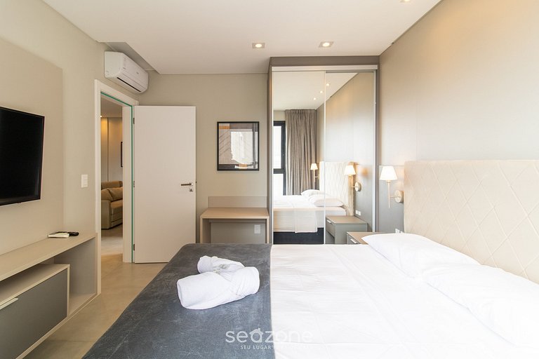 Apto 2D cond. c/piscina 280m playa MHF1002