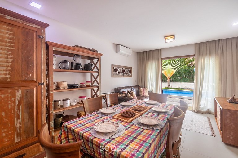 Casa c/ piscina 180m de Playa en Arraial PBR0003