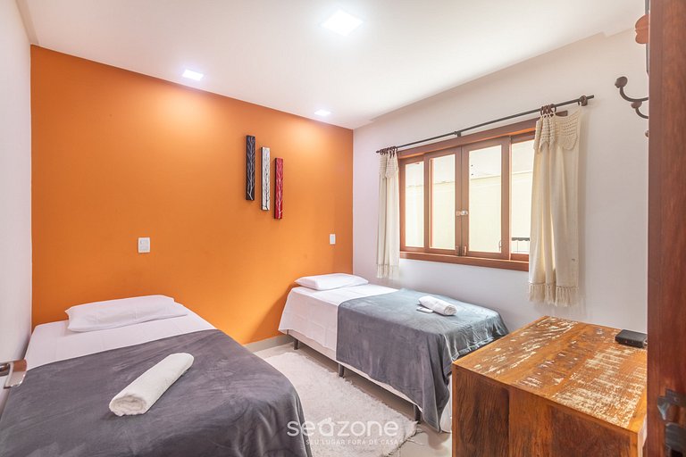 Casa c/ piscina a 180m da Praia em Arraial PBR0003